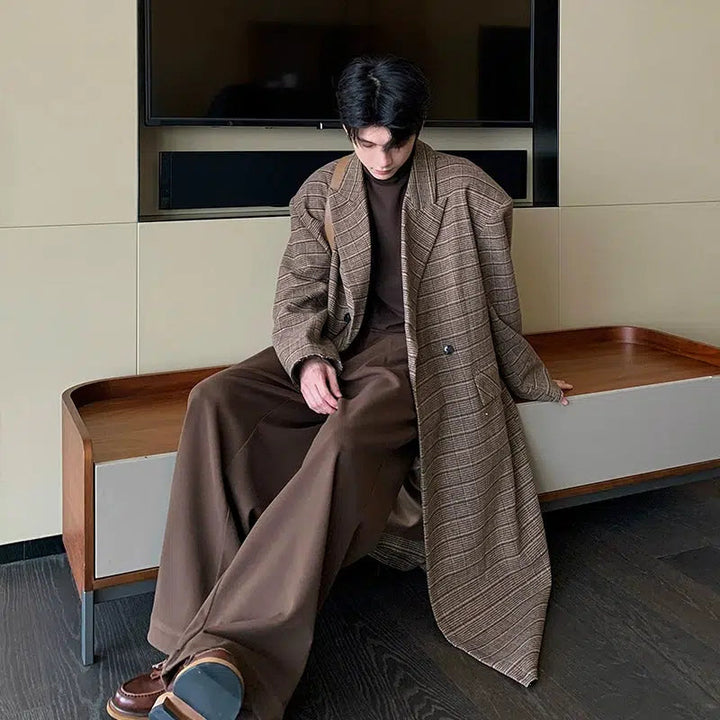 Stylish Woolen Long Coat