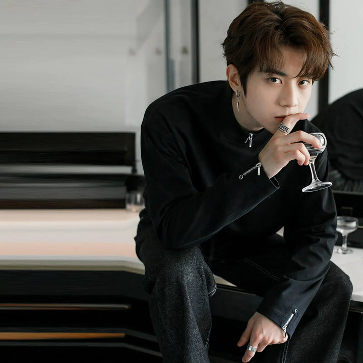 Stylish Zip-Up Pullover