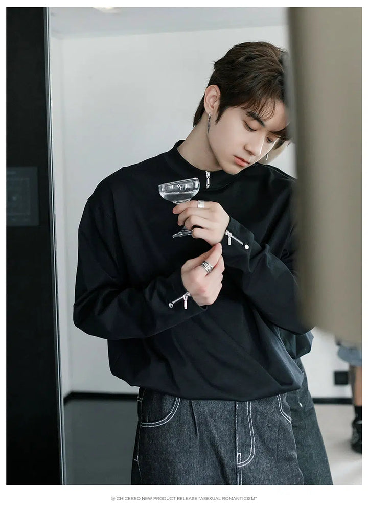 Stylish Zip-Up Pullover