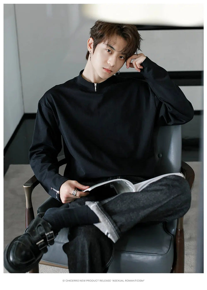 Stylish Zip-Up Pullover