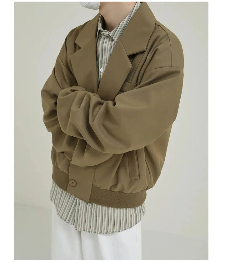 Suit Collar Short Jacket