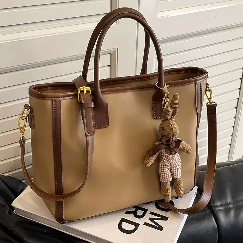 Teddy Bear Keychain Tote Bag