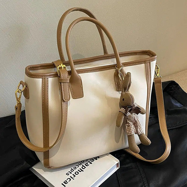 Teddy Bear Keychain Tote Bag