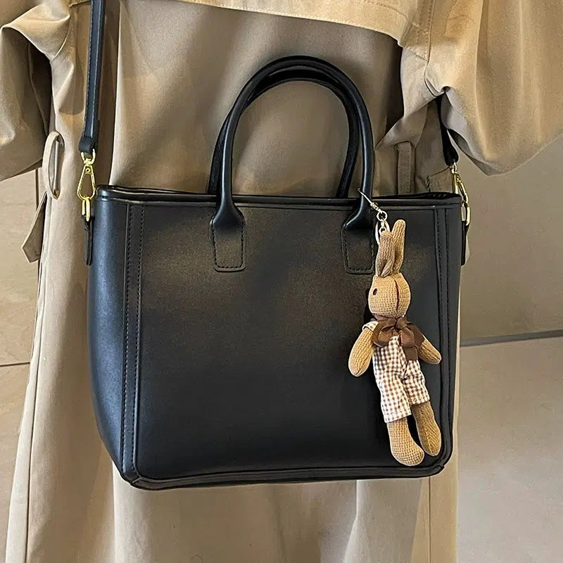 Teddy Bear Keychain Tote Bag