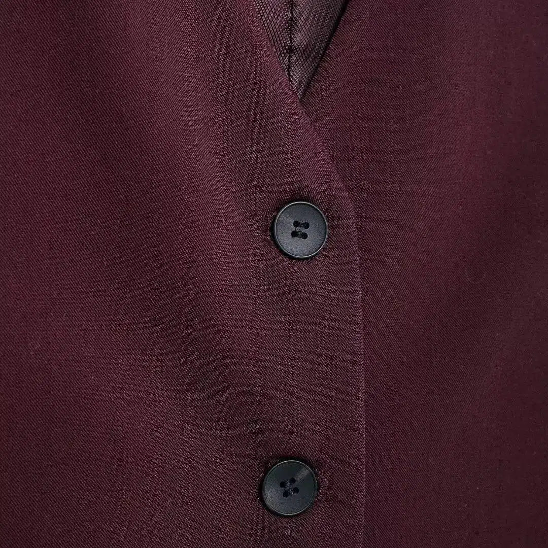 Two-Piece Vest and Pants Fashion Suit