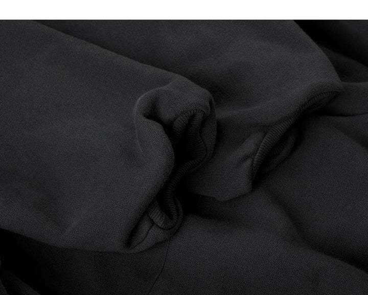 Velvet Solid Color Long Sleeve Hoodie