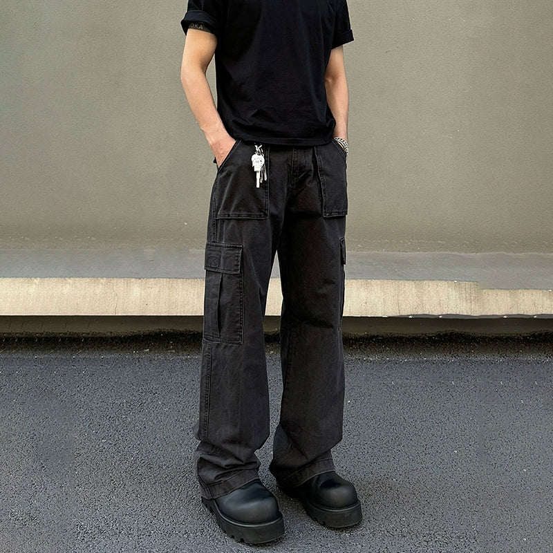 Vintage Multi-pocket Cargo Pants