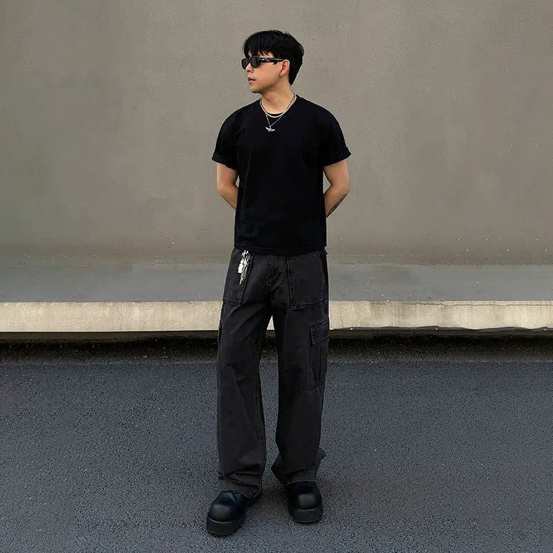Vintage Multi-pocket Cargo Pants