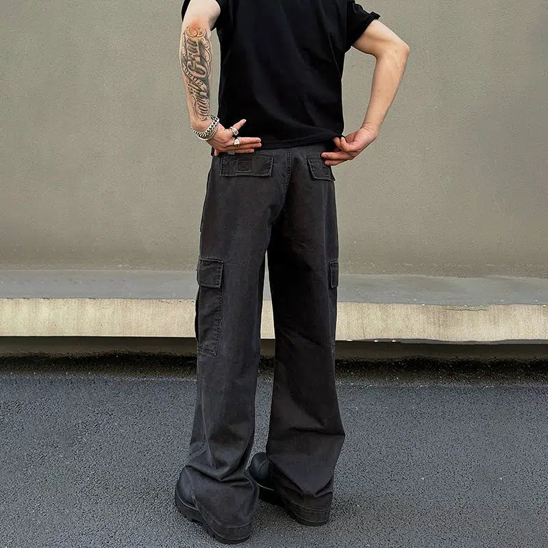 Vintage Multi-pocket Cargo Pants