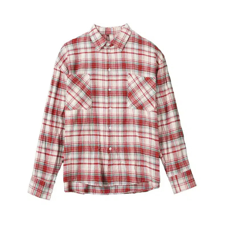 Vintage Plaid Flannel Shirt