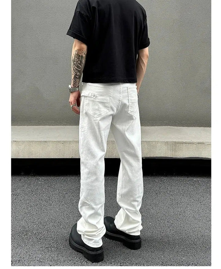 White Slim Fit Jeans