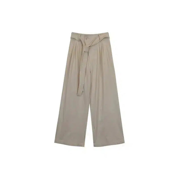 Wide-Leg Casual Pants