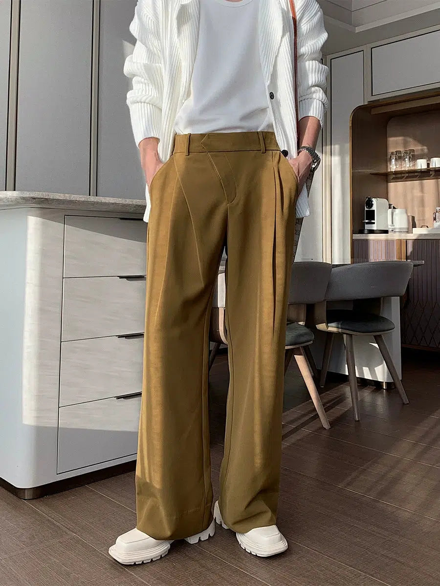 Wide-Leg Dress Pants