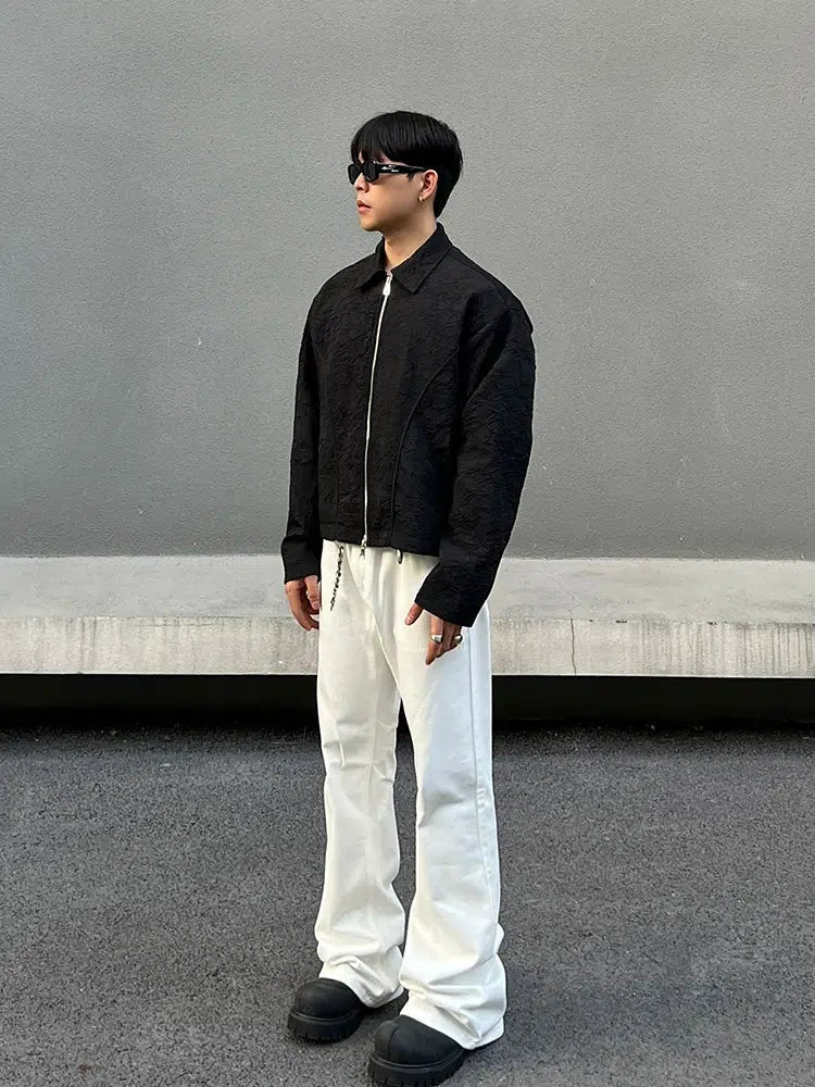 Wide-Leg Flared Jeans