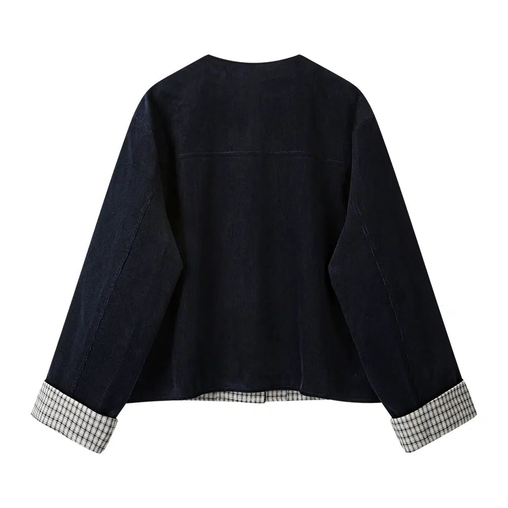 Casual Button-Up Coat with Pockets