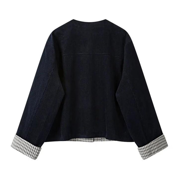 Casual Button-Up Coat with Pockets