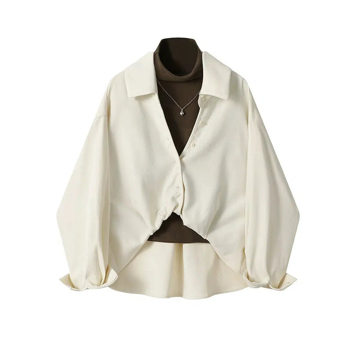 Long Sleeve Shirt Two Piece Set