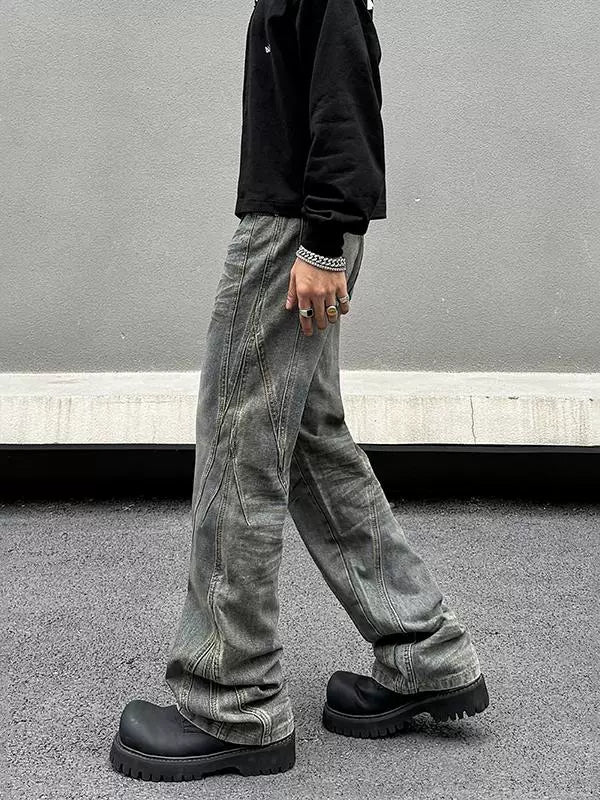 Yellow Mud Dirty Dyed Jeans