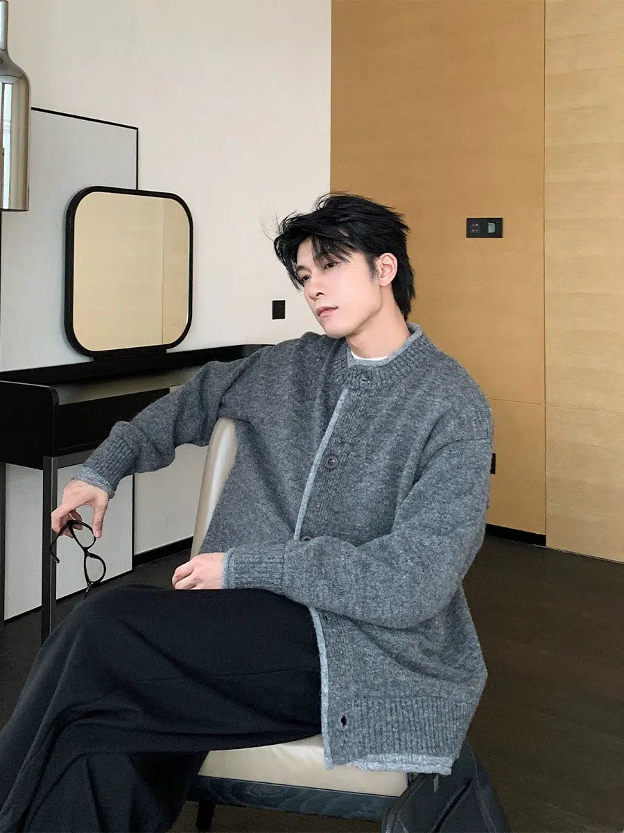 Zip Up Knitwear Cardigan