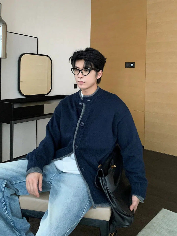 Zip Up Knitwear Cardigan