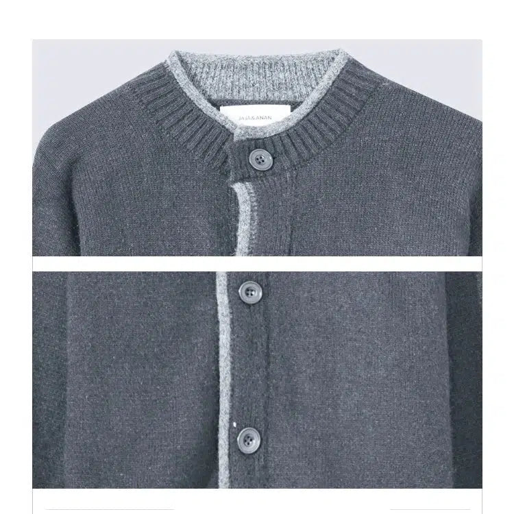 Zip Up Knitwear Cardigan