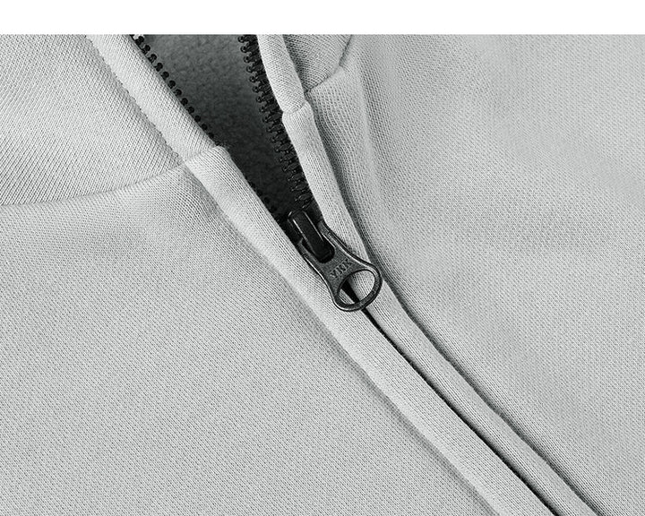 Zipper Raglan Sleeve Sweatshirt