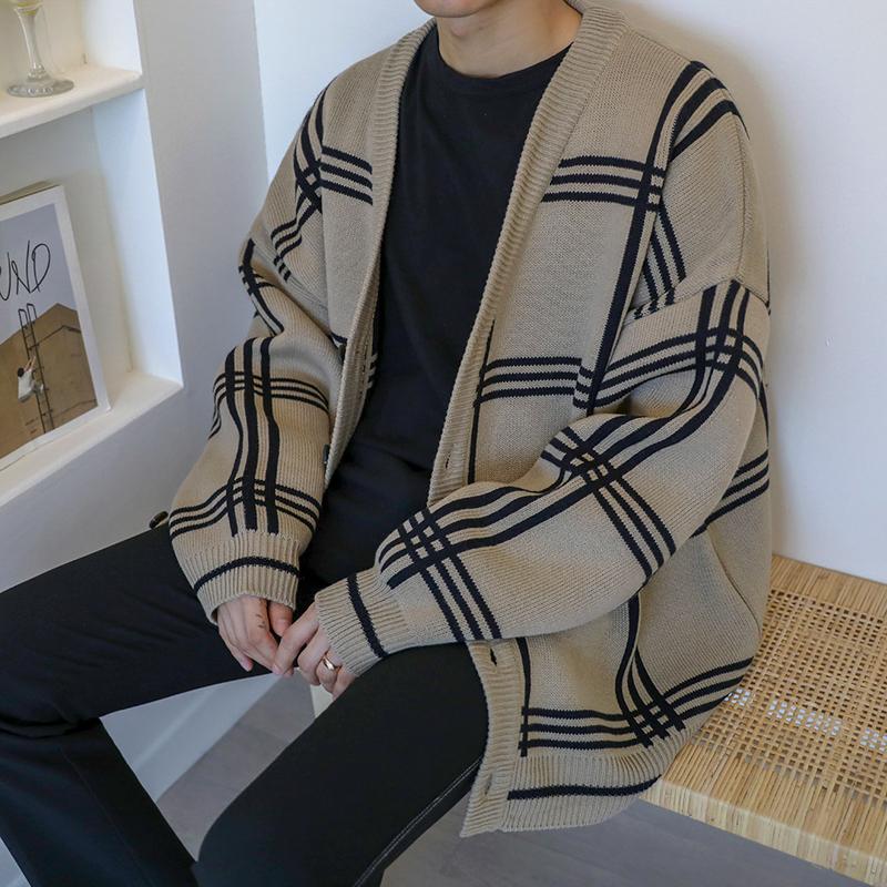 【新品未開封・送料無料】 Oversized Plaid Cardigan – Comfortable & Stylish | The Clothing