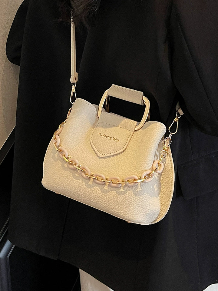 Textured Bucket Shoulder Crossbody Bag