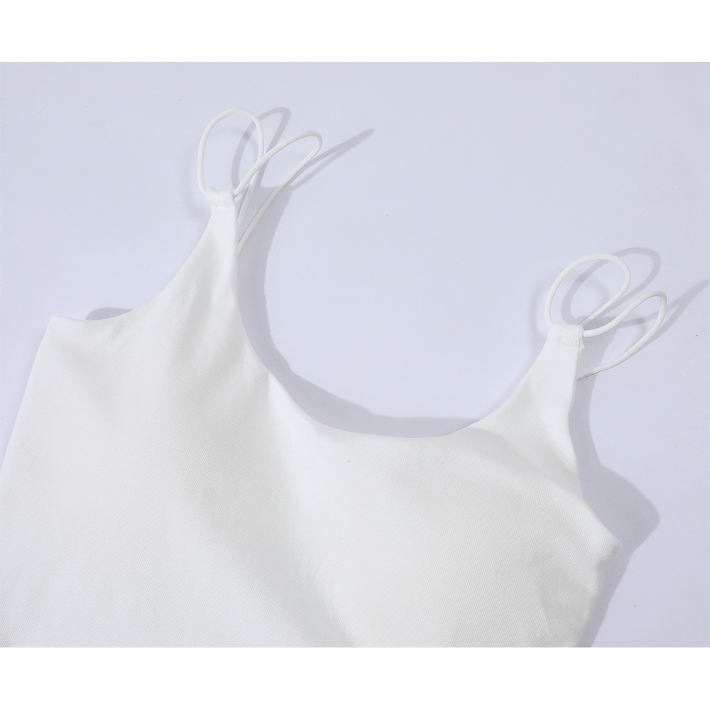 Camisole Vest with Built-in Chest Pad
