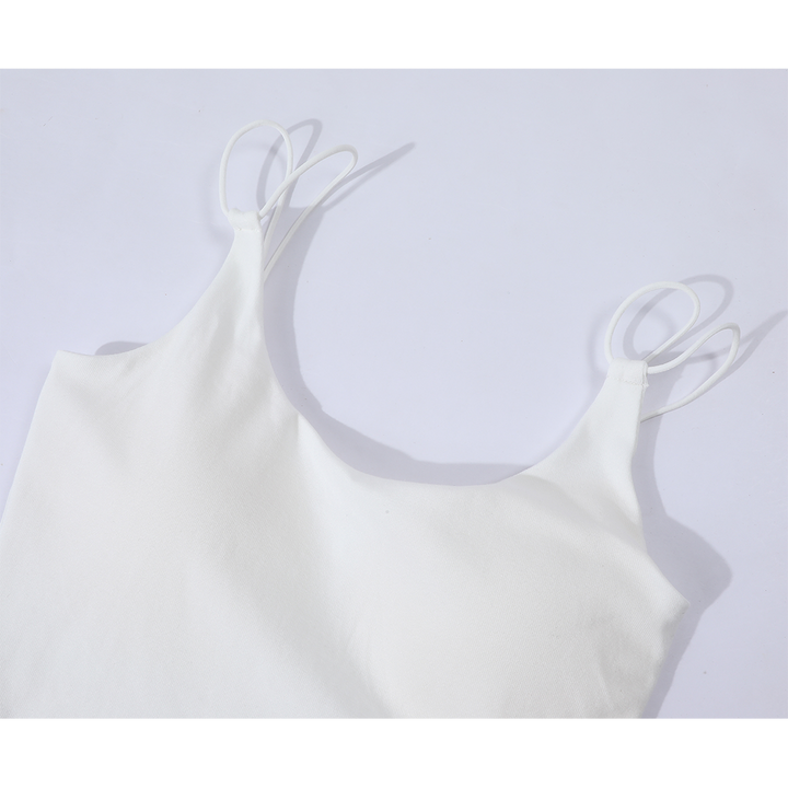 Camisole Vest with Built-in Chest Pad
