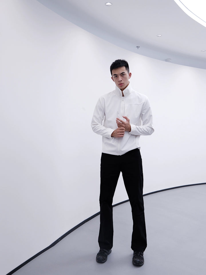 Water-Resistant Stand Collar Jacket