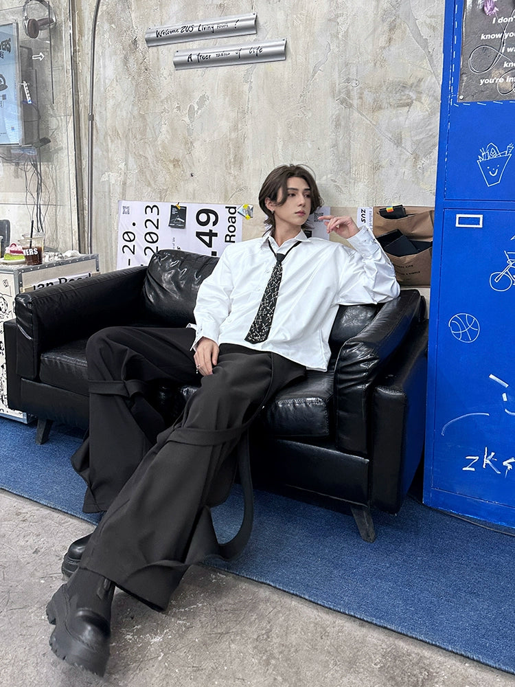 Loose Straight Leg Casual Pants