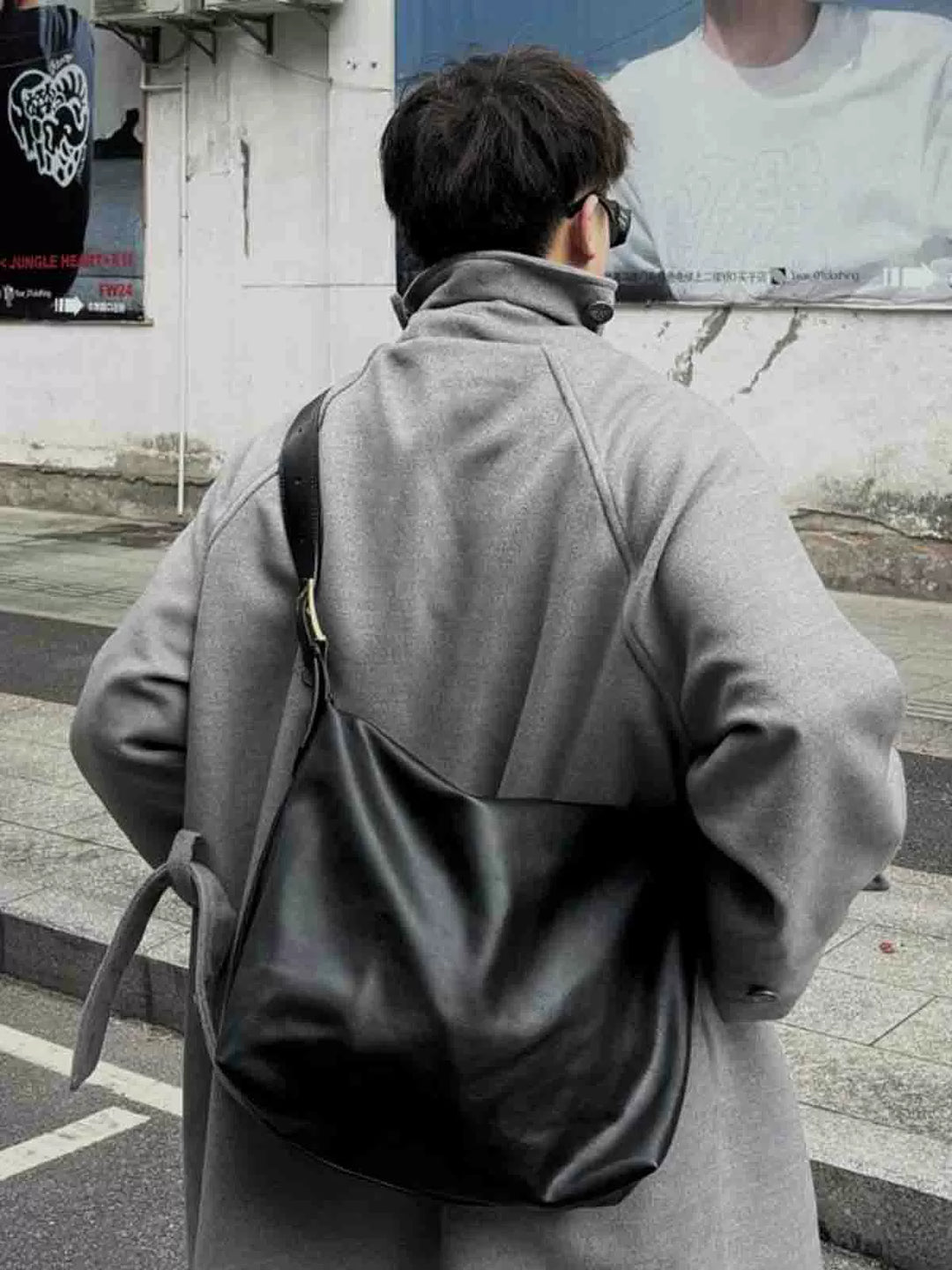 Large Leather Crossbody Bag