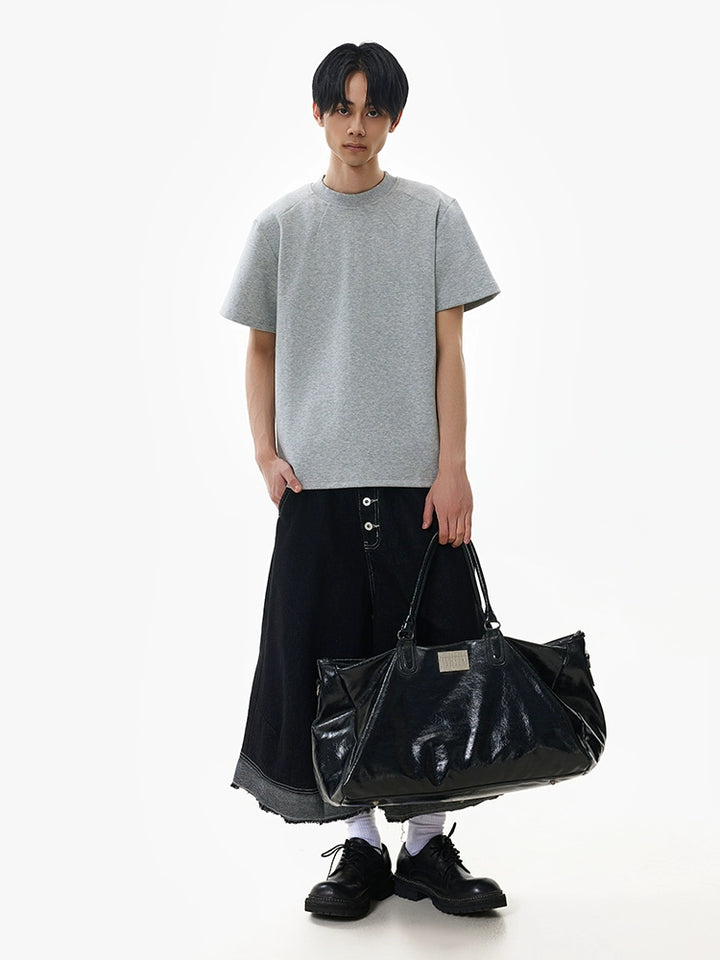 Basic Solid Color T-shirt