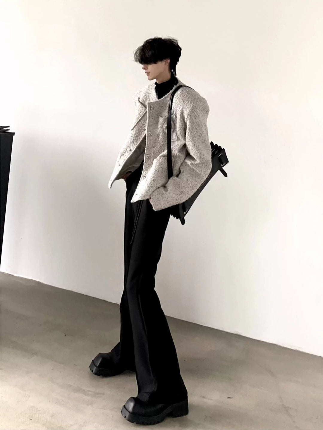 Flared Slim-Fit Flared Pants