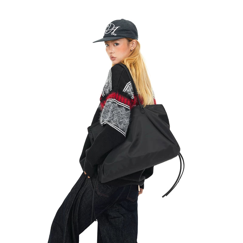 Jacquard Knit Loose Sweater