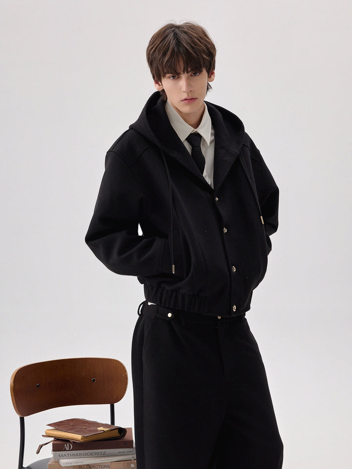 Hooded Wool Jacket and Pants