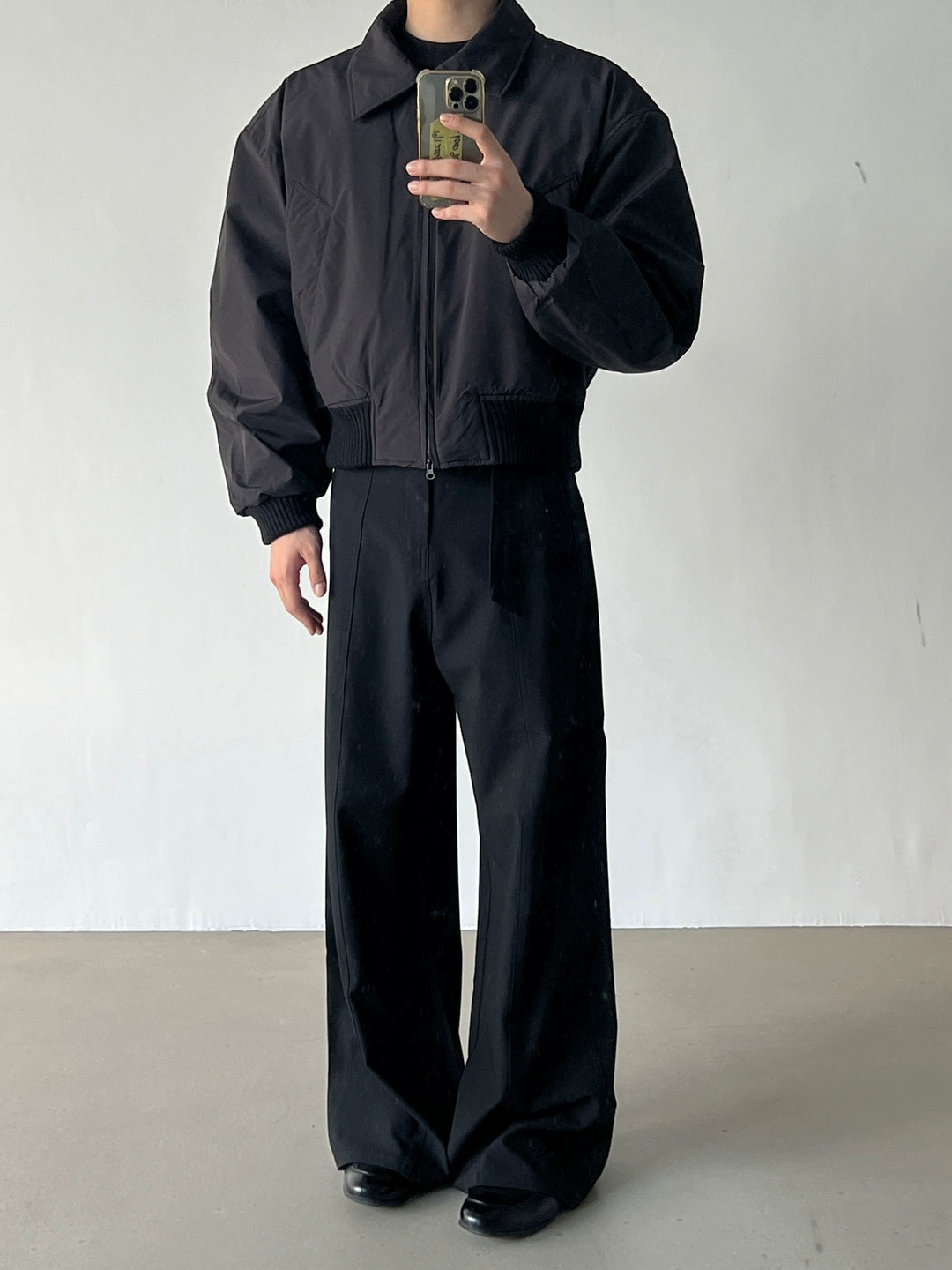 Lightweight Down Short Pilot Jacket