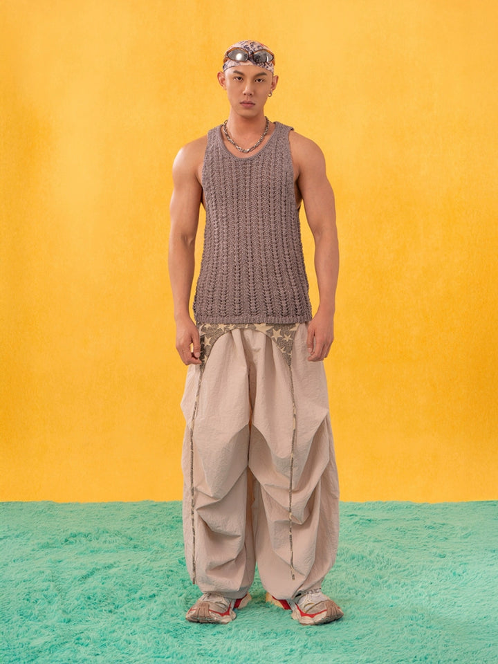 Mesh Knitted Loose Breathable Sports Vest