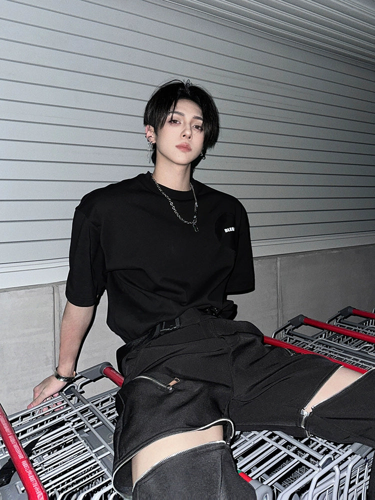 Cotton Loose Fit Street Style T-Shirt