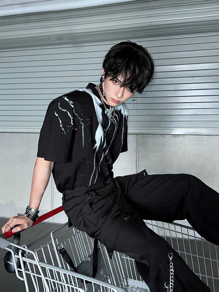 Loose Fit Streetwear Short Sleeve Pullover