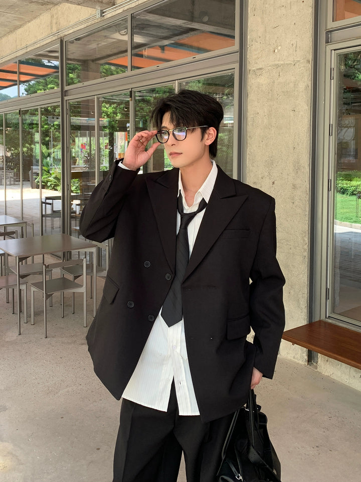 Double-Breasted Jacket and Pants