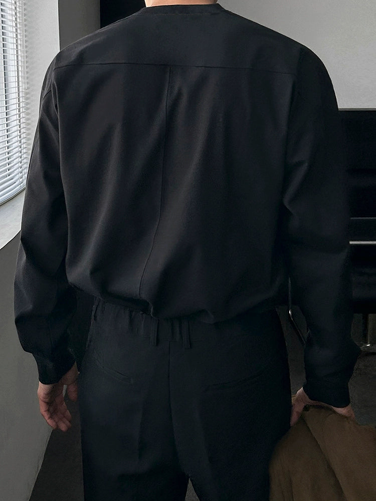 Maglione in cotone a maniche lunghe con vestibilità ampia