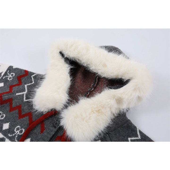 Fair Isle Hoofdkaptrui Jas