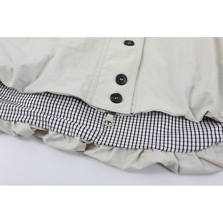 Bud-Shaped Loose Workwear Jacket