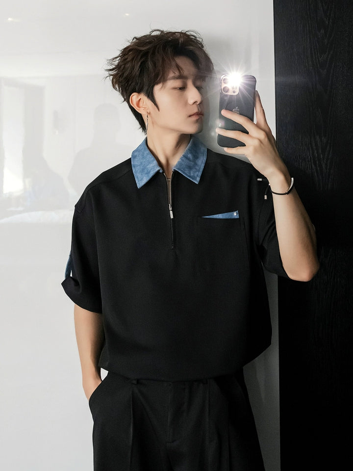 Casual Short Sleeve Polo Shirt