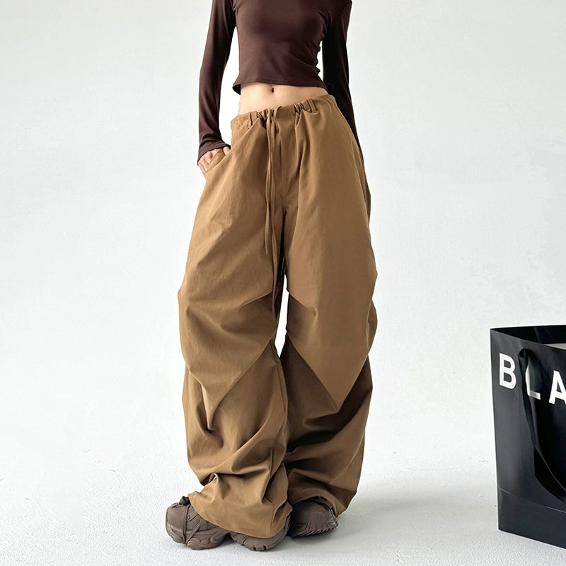 Wide-Leg Loose Fit Casual Pants