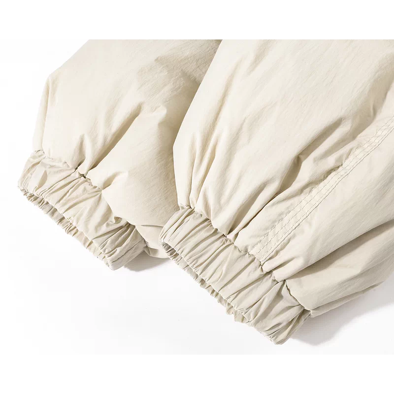 Corduroy Lapel Short Down Puffer Jacket