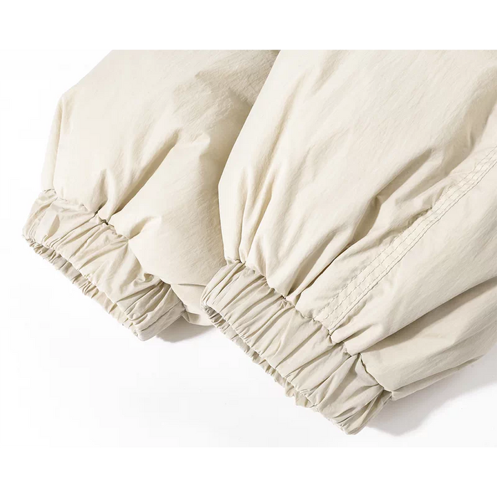 Corduroy Lapel Short Down Puffer Jacket