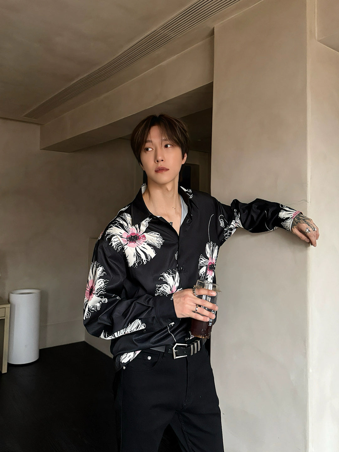 Floral Print Casual Shirt